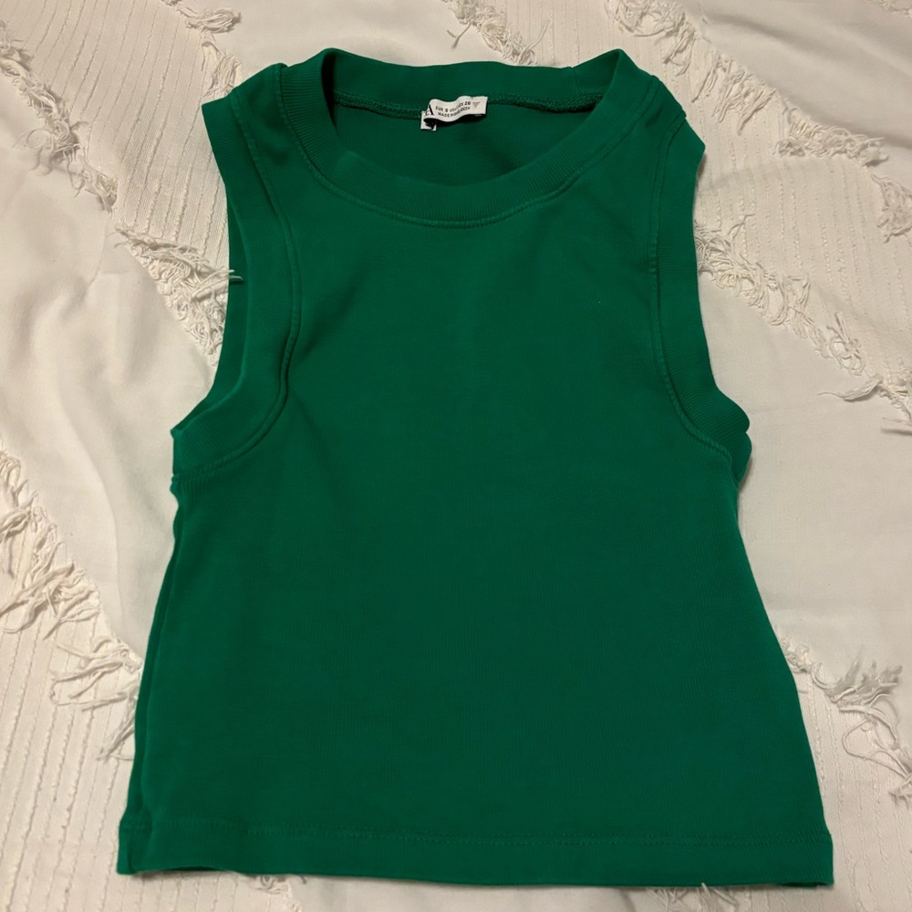 Green Zara tank top